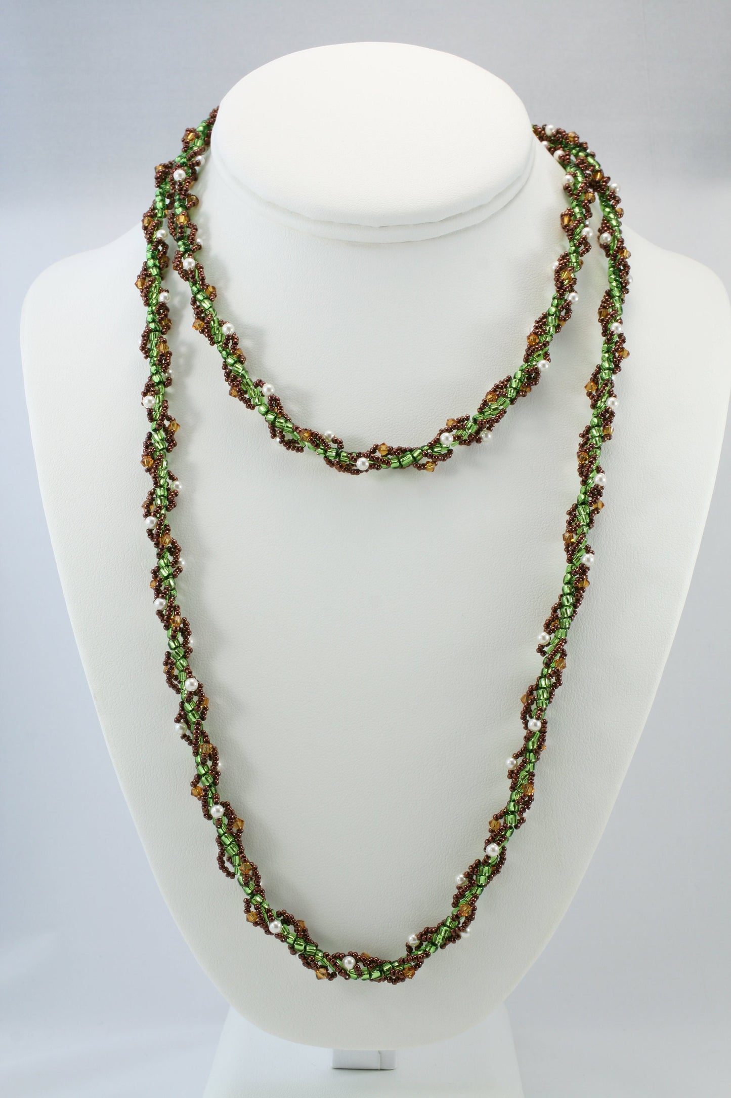 Spiral Rope Endless No Clasp Necklace