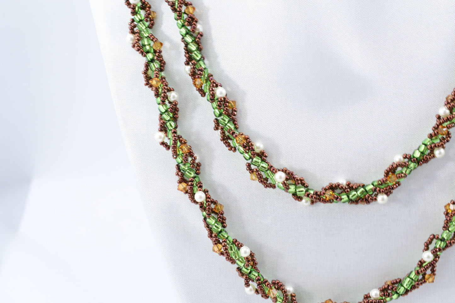 Spiral Rope Endless No Clasp Necklace