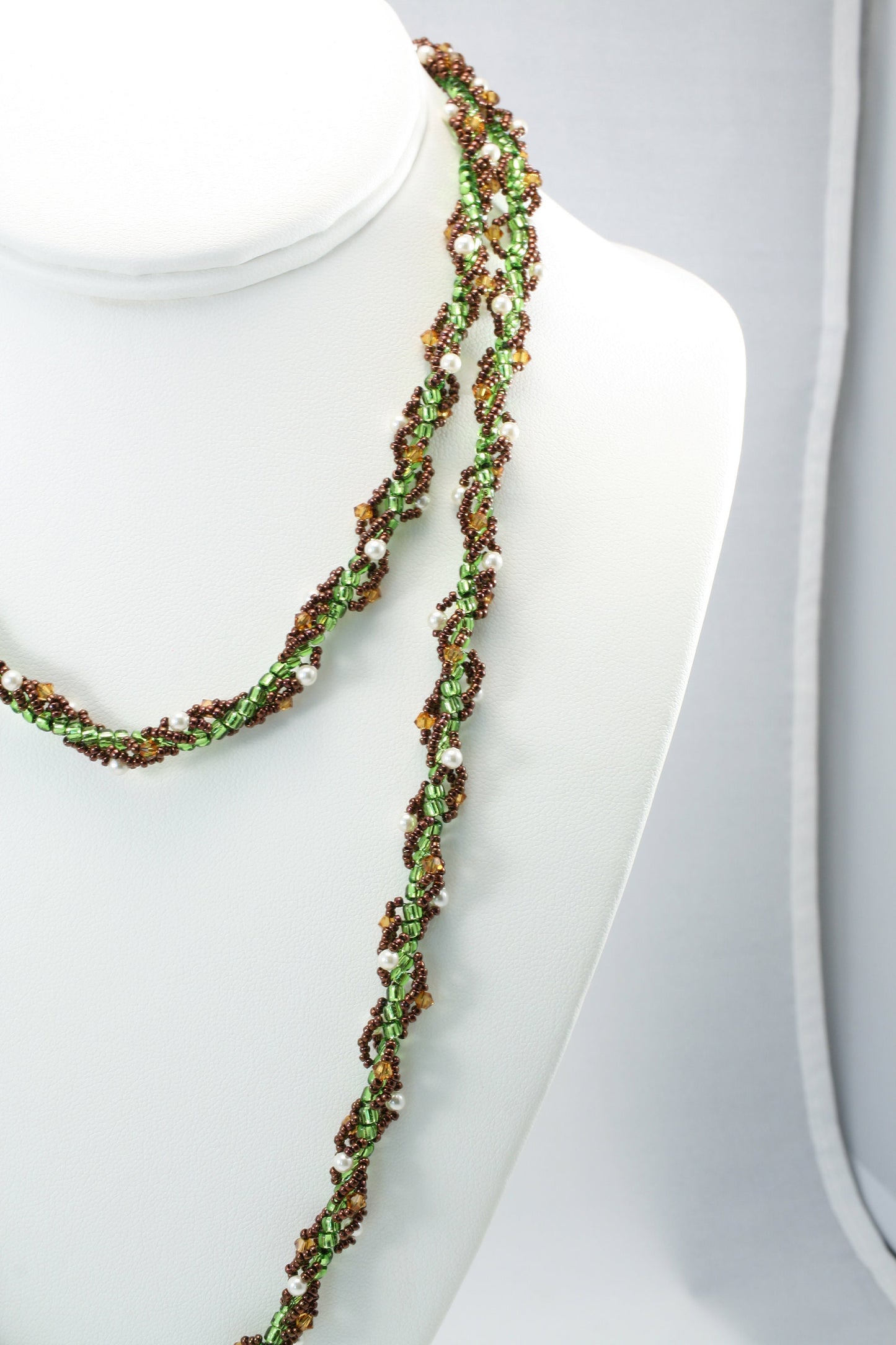 Spiral Rope Endless No Clasp Necklace